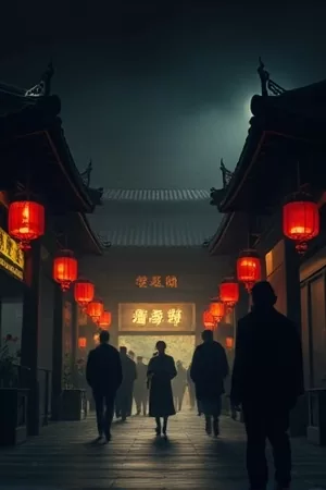 《沉默的第九码头》竖版海报：清晨雾中的吊机与静止货轮