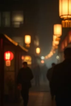 《逆流的三月》竖版海报：涨水的河堤与倒行的自行车